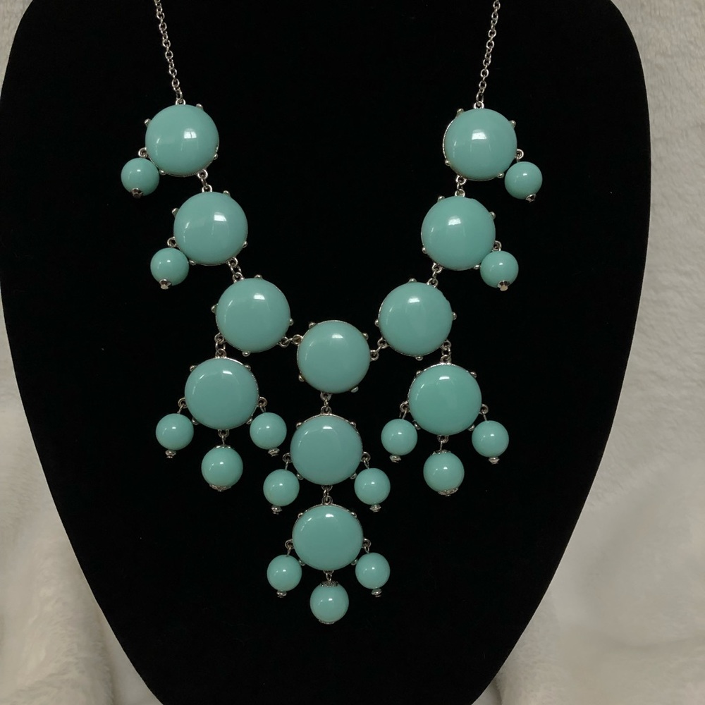 Tiffany blue(?) bubble necklace